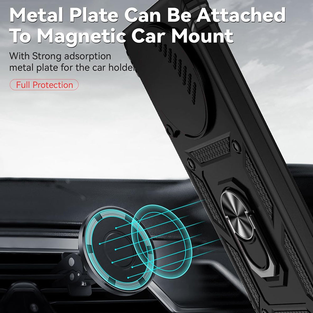 Husa pentru Honor Magic8 Lite, Techsuit, CamShield, Albastra