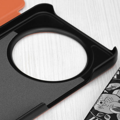 Husa pentru Honor Magic8 Lite, Techsuit, eFold, Portocalie