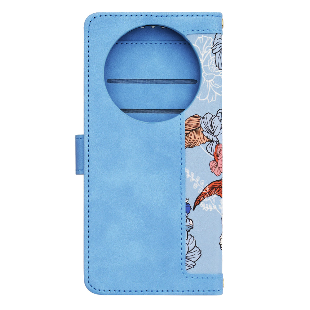 Husa pentru Honor Magic8 Lite, Techsuit, FlipCraft, Bleu