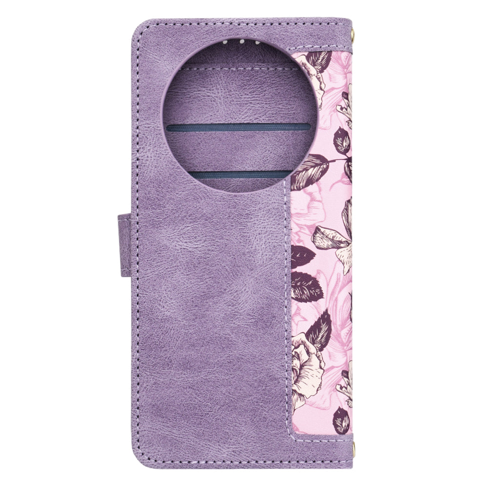 Husa pentru Honor Magic8 Lite, Techsuit, FlipCraft, Mov