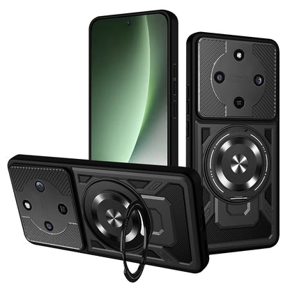 Husa pentru Honor Magic8 Lite, Techsuit, RuggedCam, Neagra