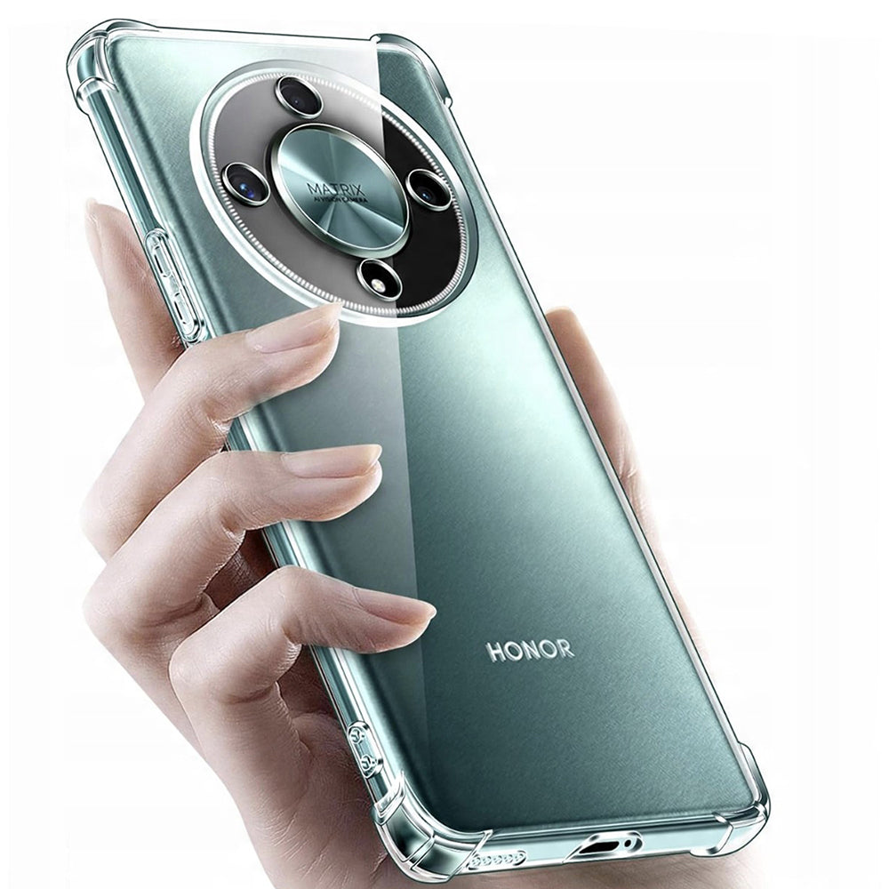 Husa pentru Honor Magic8 Lite, Techsuit, Shockproof Clear, Transparenta