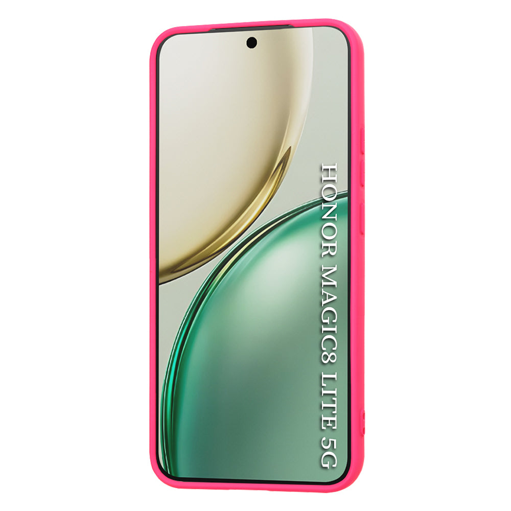 Husa pentru Honor Magic8 Lite, Techsuit, SoftFlex, Roz Inchis