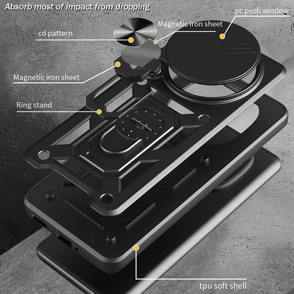 Husa pentru Honor Magic8 Pro, Techsuit, CamShield, Aurie