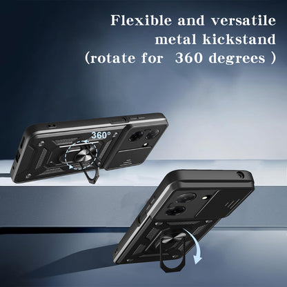 Husa pentru Honor Magic8 Pro, Techsuit, CamShield, Neagra