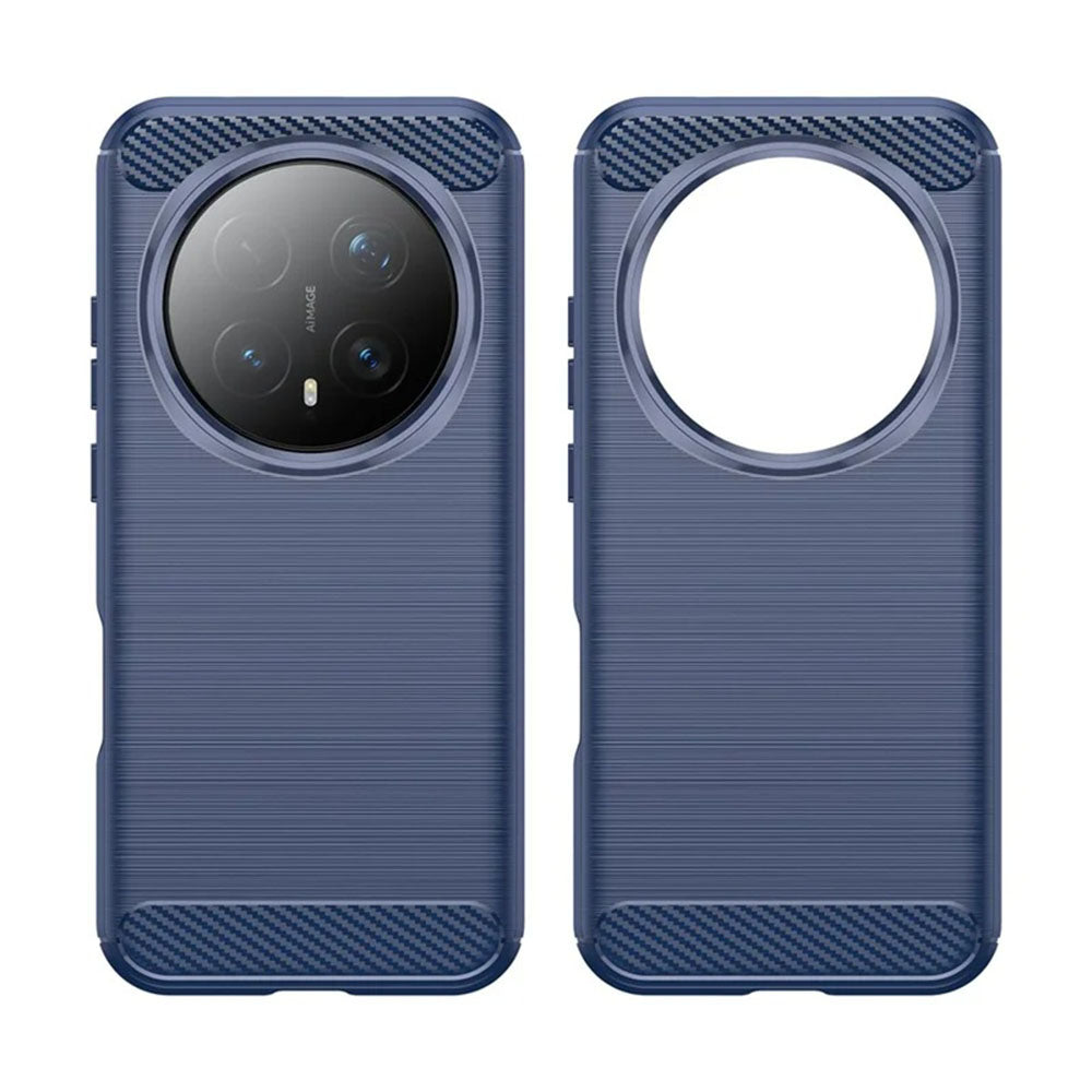 Husa pentru Honor Magic8 Pro, Techsuit, Carbon, Albastra