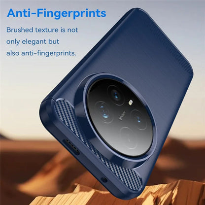 Husa pentru Honor Magic8 Pro, Techsuit, Carbon, Albastra