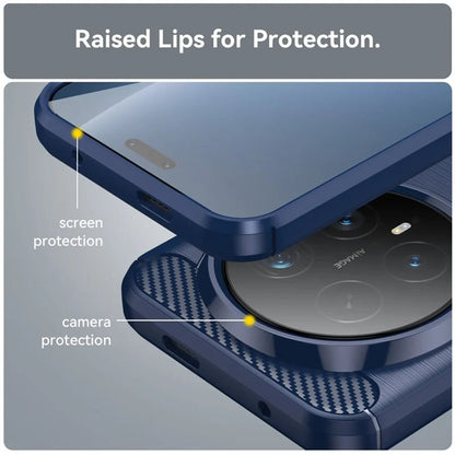 Husa pentru Honor Magic8 Pro, Techsuit, Carbon, Albastra