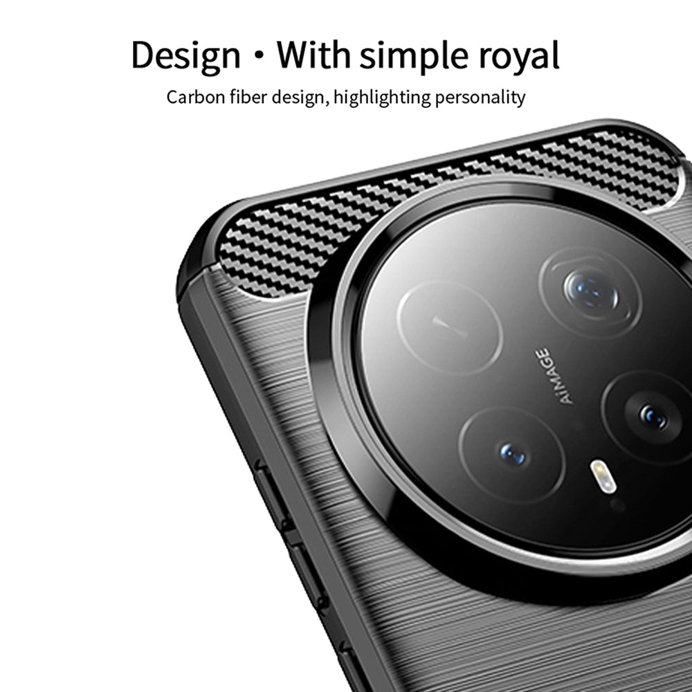 Husa pentru Honor Magic8 Pro, Techsuit, Carbon, Neagra