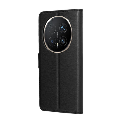 Husa pentru Honor Magic8 Pro, Techsuit, Leather Folio, Neagra