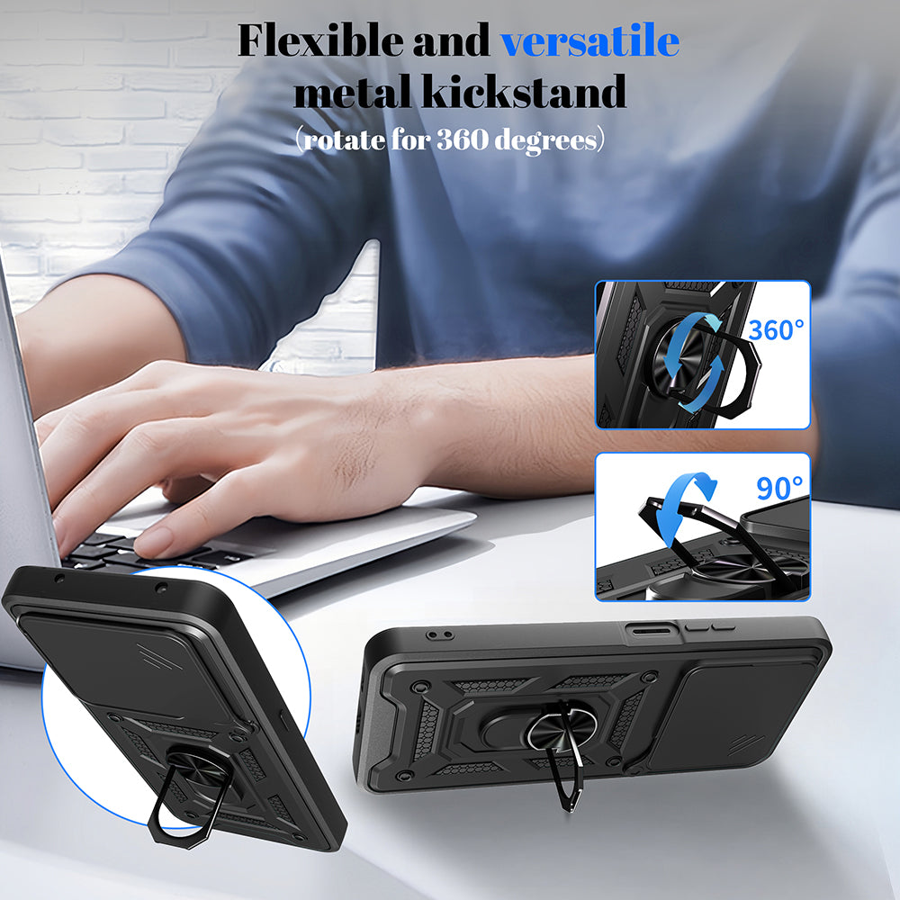 Husa pentru Honor X5c Plus, Techsuit, CamShield, Aurie