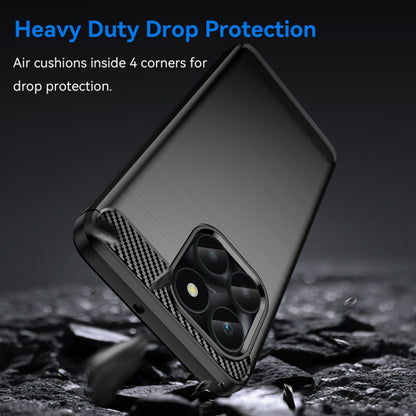 Husa pentru Honor X6a, Techsuit, Carbon, Neagra