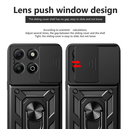 Husa pentru Honor X6b, Techsuit, CamShield, Neagra