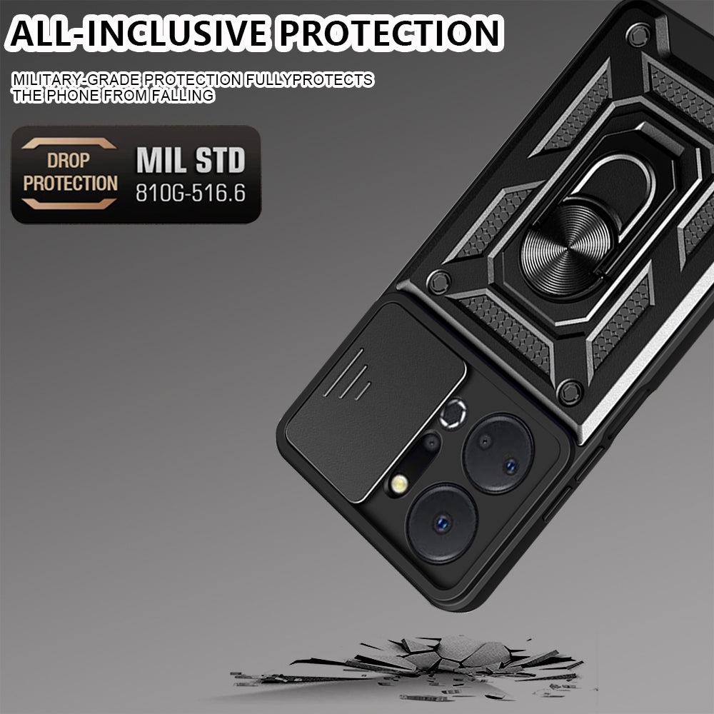 Husa pentru Honor X7a, Techsuit, CamShield, Neagra