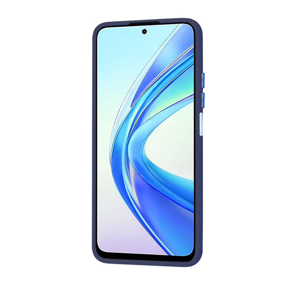 Husa pentru Honor X7b 5G / 90 Smart / X7b 4G, Techsuit, HaloFrost, Bleumarin