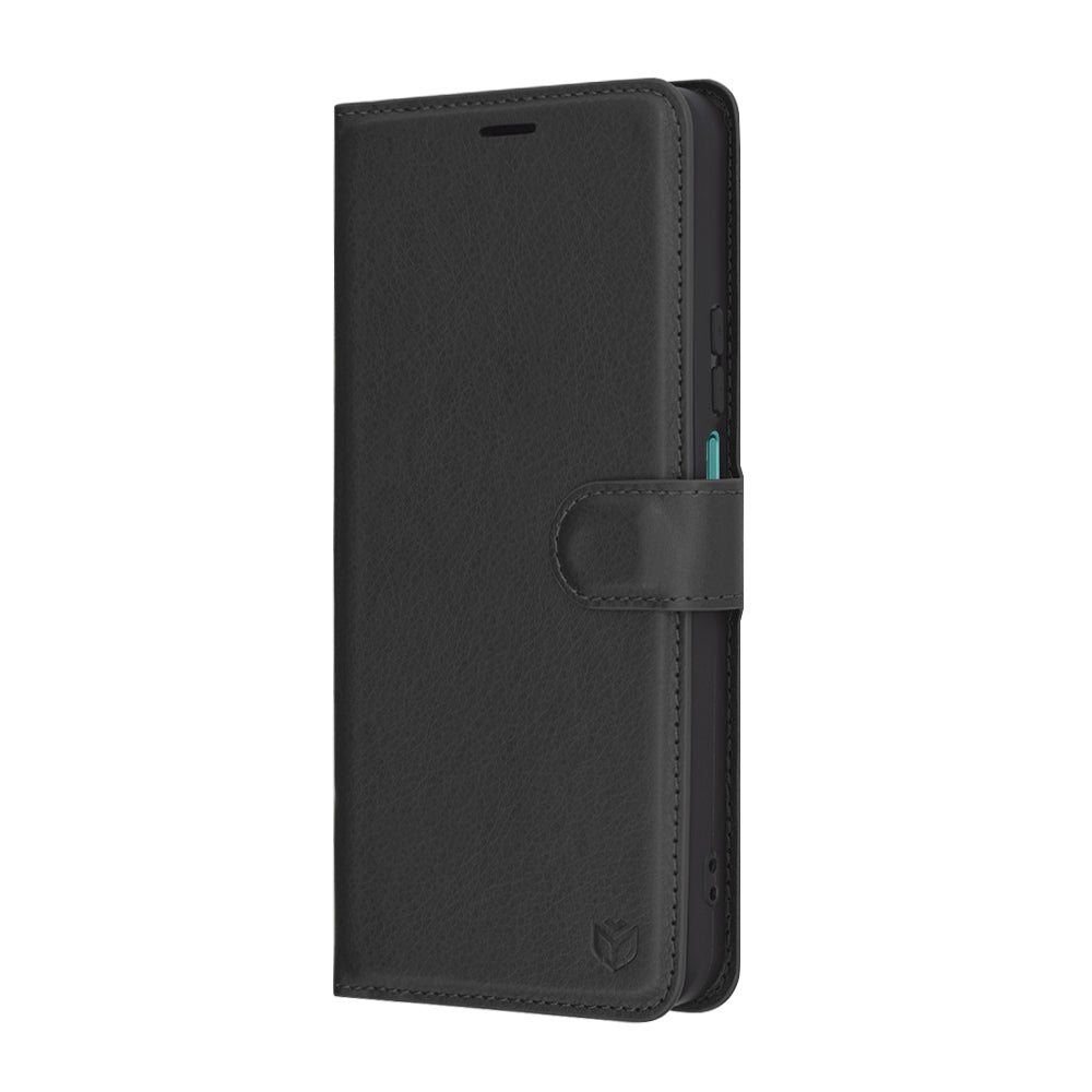 Husa pentru Honor X7c / 200 Smart, Techsuit, Leather Folio, Neagra