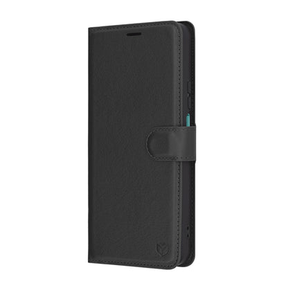 Husa pentru Honor X7c / 200 Smart, Techsuit, Leather Folio, Neagra