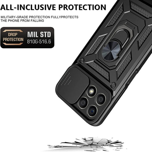 Husa pentru Honor X8a, Techsuit, CamShield, Neagra