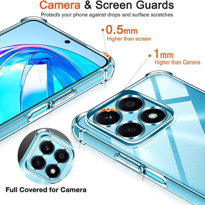 Husa pentru Honor X8a, Techsuit, Shockproof Clear, Transparenta
