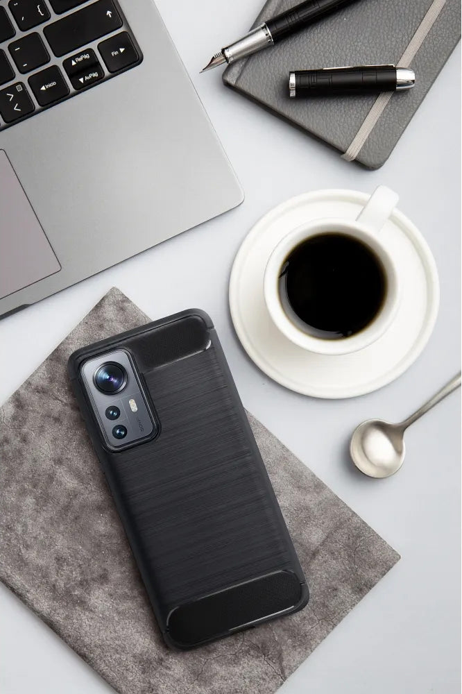 Husa pentru Honor X8c, OEM, Carbon, Neagra