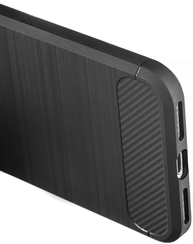 Husa pentru Honor X8c, OEM, Carbon, Neagra