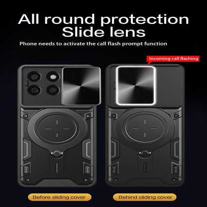 Husa pentru Honor X8c, Techsuit, CamGuard Pro, Rosie