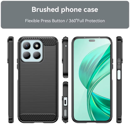 Husa pentru Honor X8c, Techsuit, Carbon, Albastra