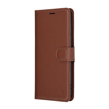 Husa pentru Honor X8c, Techsuit, Leather Folio, Maro
