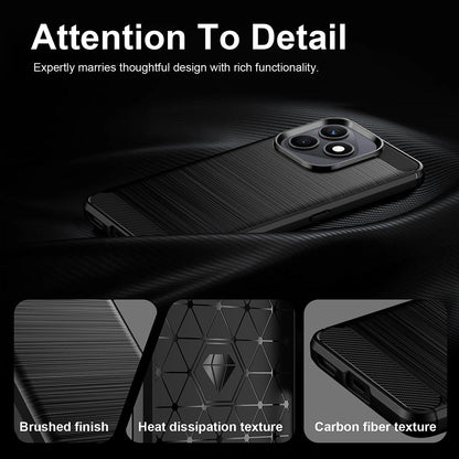 Husa pentru Honor X8d, Techsuit, Carbon, Neagra