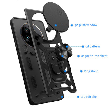 Husa pentru Honor X9c / Magic7 Lite, Techsuit, CamShield, Neagra