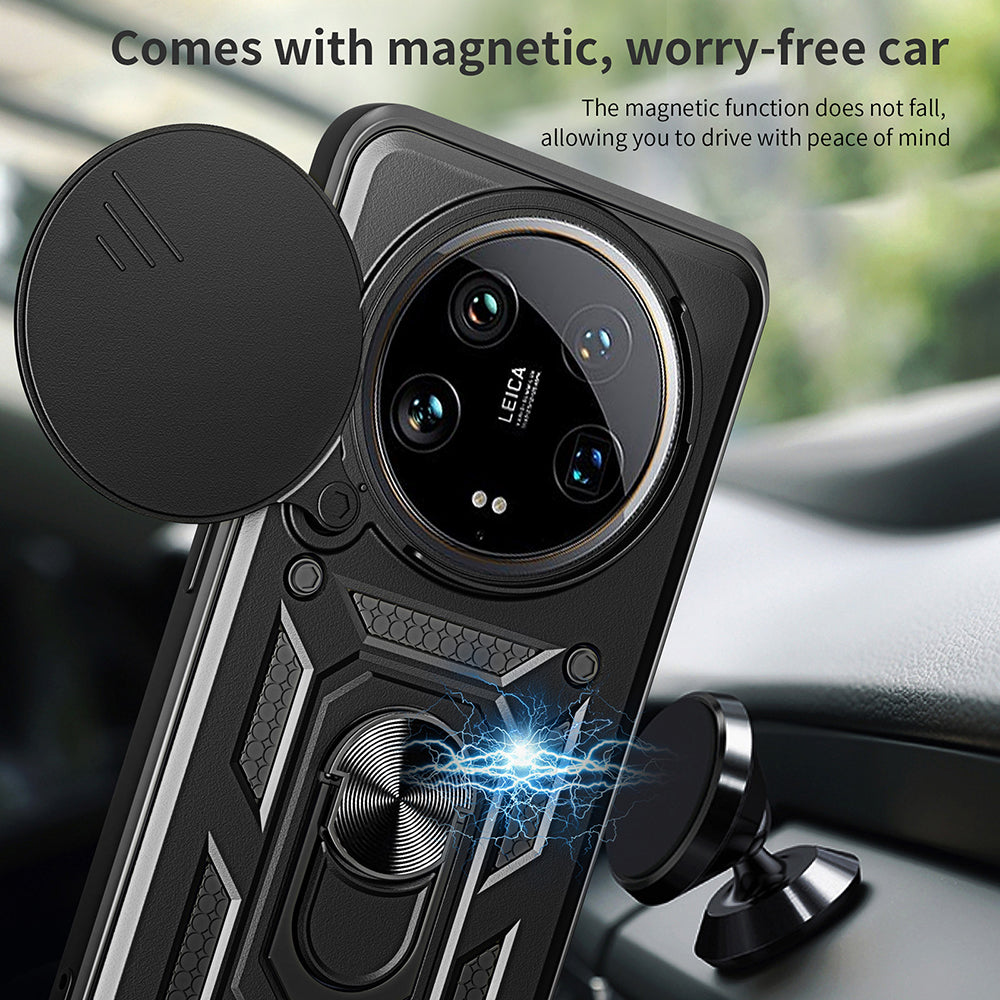 Husa pentru Honor X9c / Magic7 Lite, Techsuit, CamShield, Neagra