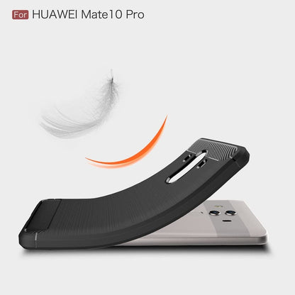 Husa pentru Huawei Mate 10 Pro, Techsuit, Carbon, Neagra