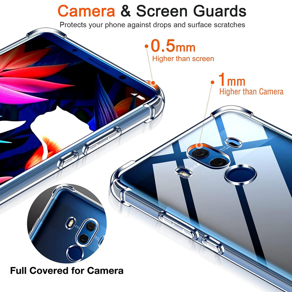Husa pentru Huawei Mate 10 Pro, Techsuit, Shockproof Clear, Transparenta