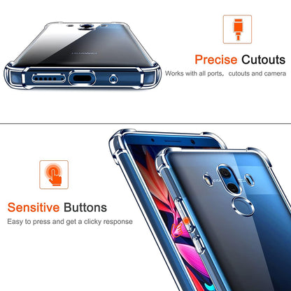 Husa pentru Huawei Mate 10 Pro, Techsuit, Shockproof Clear, Transparenta
