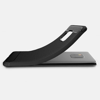 Husa pentru Huawei Mate 20 Pro, Techsuit, Carbon, Neagra