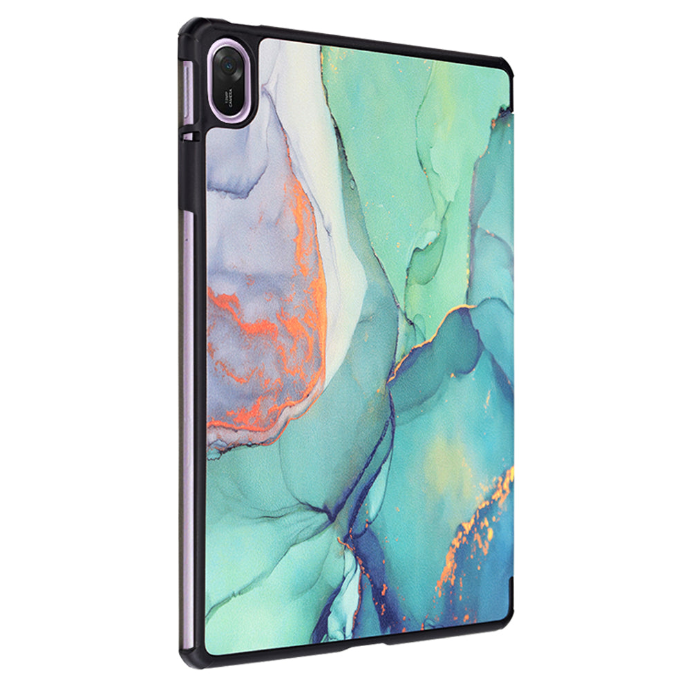 Husa pentru Huawei MatePad 11.5 (2025), Techsuit, FoldPro Green Time, Multicolor