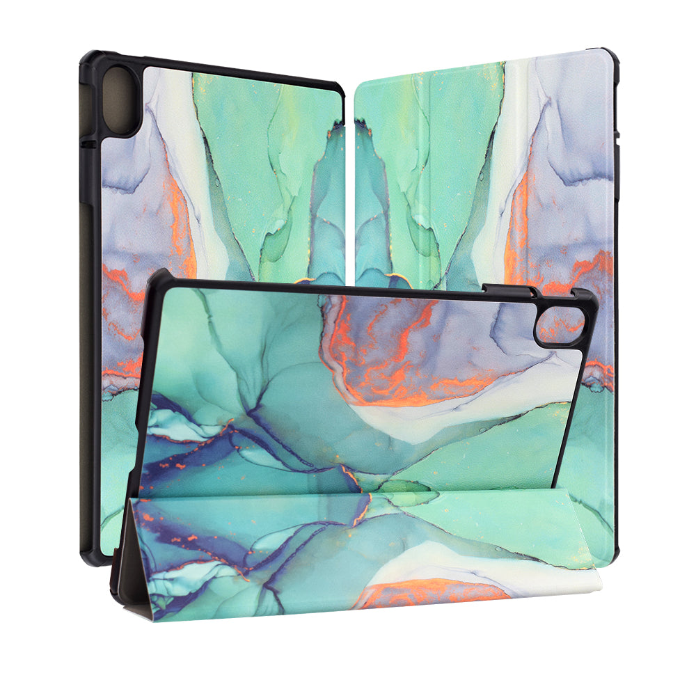 Husa pentru Huawei MatePad 11.5 (2025), Techsuit, FoldPro Green Time, Multicolor