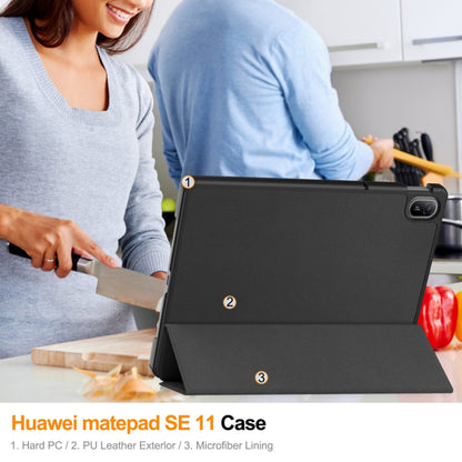 Husa pentru Huawei MatePad SE 11, Techsuit, FoldPro, Neagra
