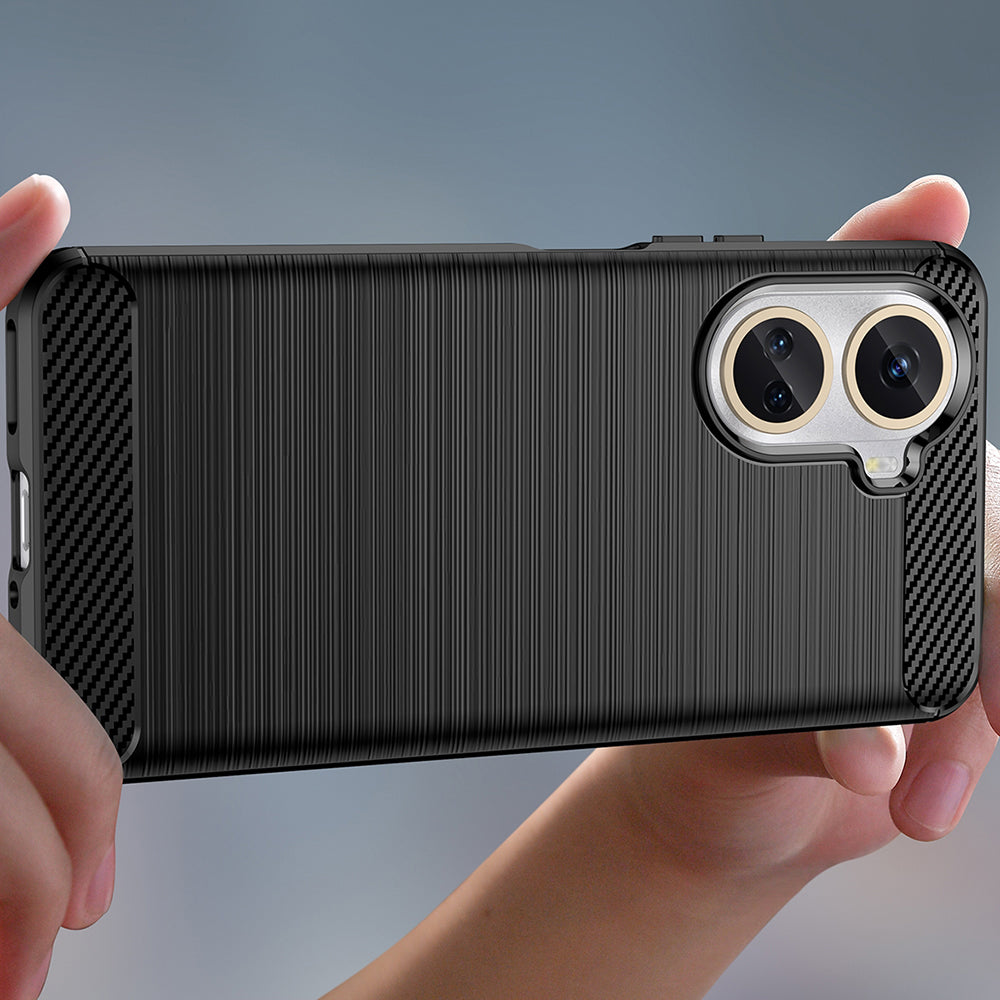 Husa pentru Huawei nova 10 SE, Techsuit, Carbon, Neagra