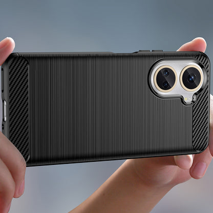 Husa pentru Huawei nova 10 SE, Techsuit, Carbon, Neagra