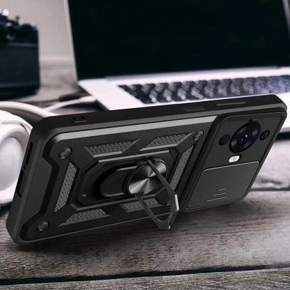 Husa pentru Huawei nova 12s / nova 11, Techsuit, CamShield, Neagra