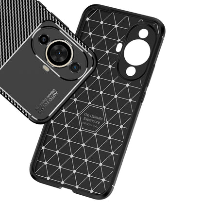 Husa pentru Huawei nova 12s / nova 11, Techsuit, CarbonFiber, Neagra