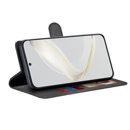 Husa pentru Huawei nova 12s / nova 11, Techsuit, Diary Book, Neagra