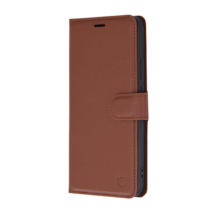 Husa pentru Huawei nova 12s / nova 11, Techsuit, Leather Folio, Maro