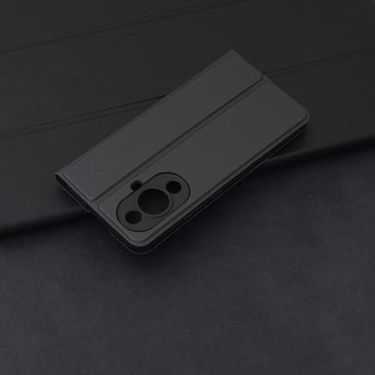 Husa pentru Huawei nova 12s / nova 11, Techsuit, Magskin Book, Neagra
