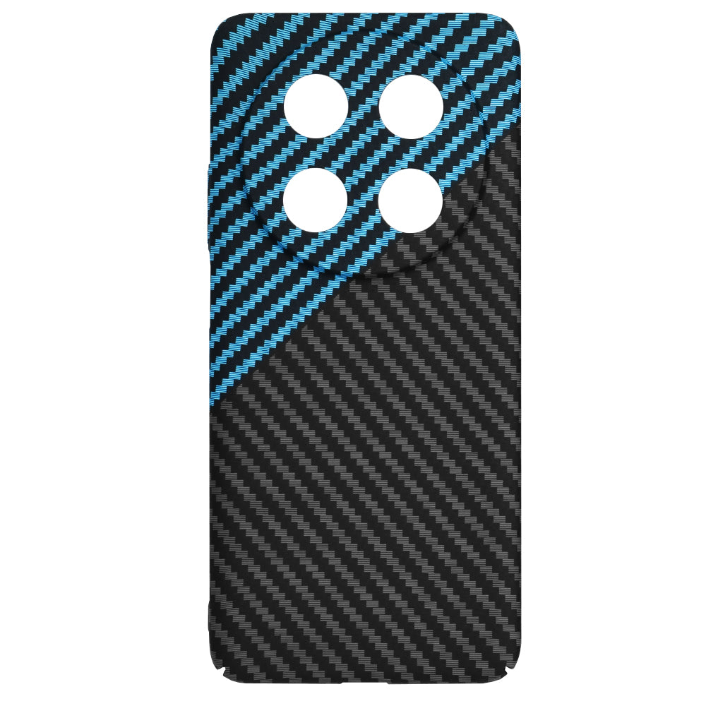 Husa pentru Huawei nova 13i / nova 12i, Techsuit, Carbonite FiberShell, Neagra Bleu