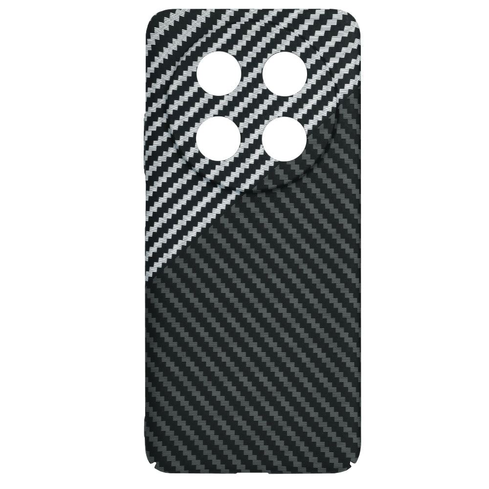 Husa pentru Huawei nova 13i / nova 12i, Techsuit, Carbonite FiberShell, Neagra Gri