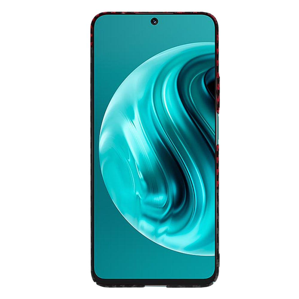Husa pentru Huawei nova 13i / nova 12i, Techsuit, Carbonite FiberShell, Neagra Rosie
