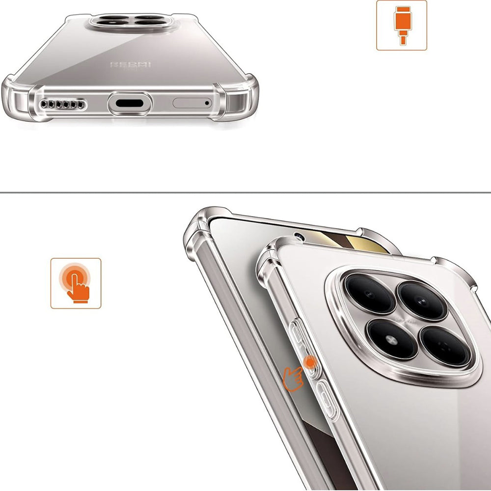 Husa pentru Huawei nova 14 Pro, Techsuit, Shockproof Clear, Transparenta