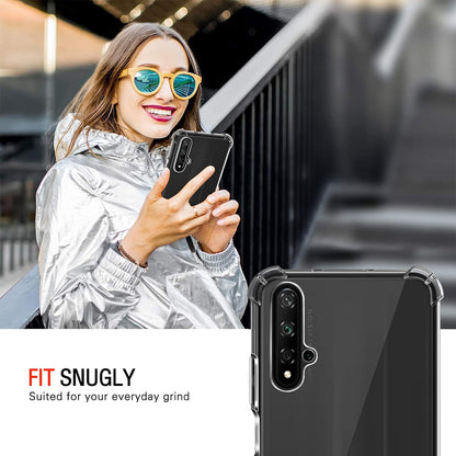 Husa pentru Huawei nova 5T / Honor 20, Techsuit, Shockproof Clear, Transparenta